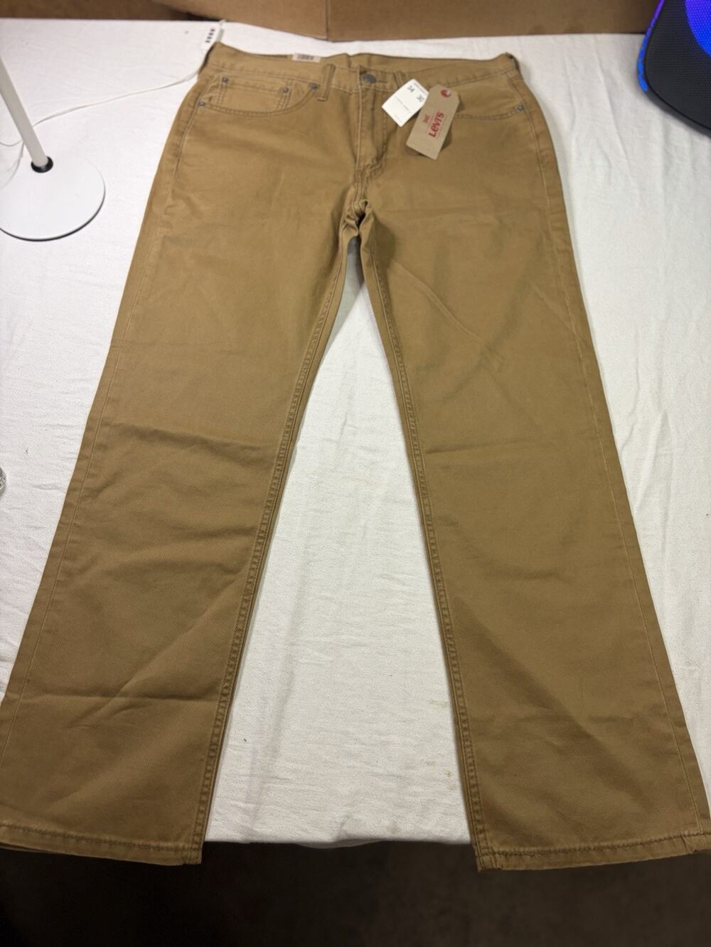 Levi’s Jeans Men’s 34x30 514 Straight Fit Brown Tan Khaki 5 Pocket Pants